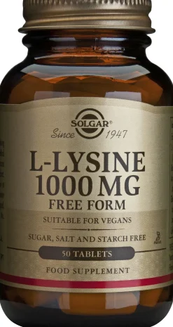 Solgar L-Lysiini 1000 mg ravintolisä 50 tabl.