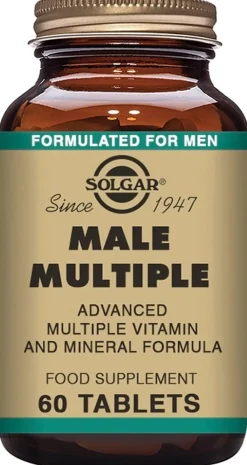 Solgar Male Multiple monivitamiinivalmiste miehille 60 tabl.