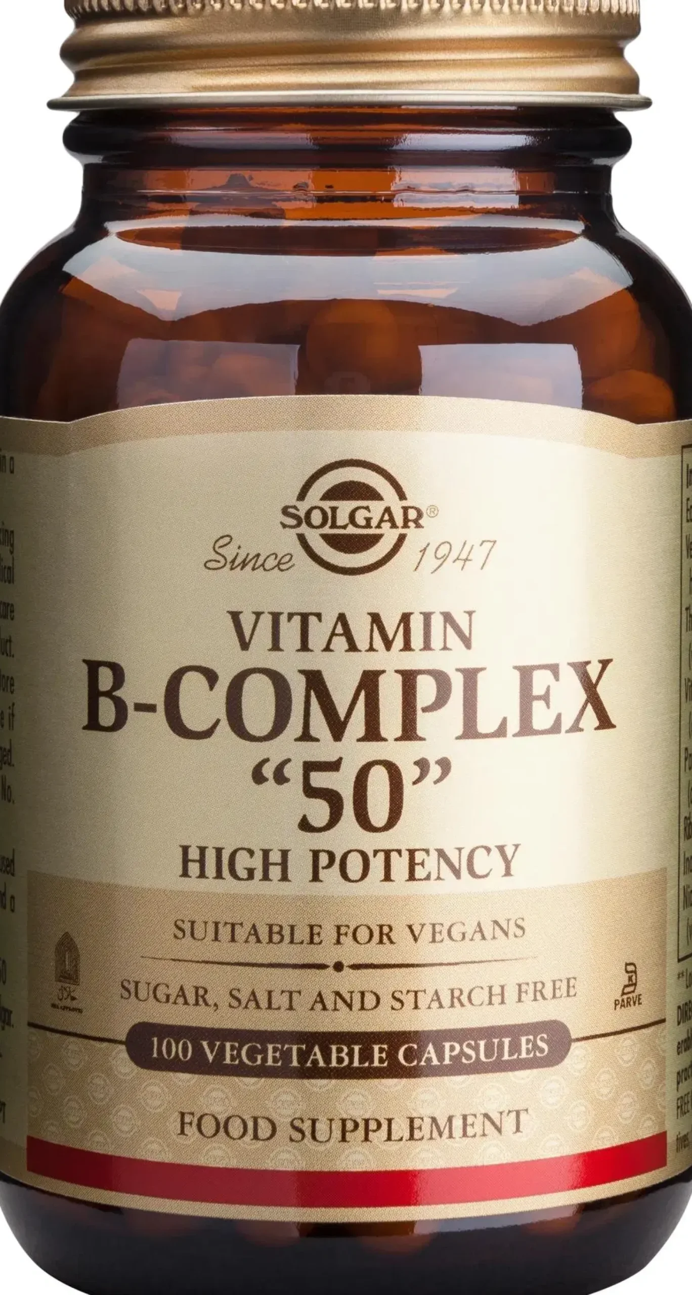 Solgar Vitamin B-Complex 50, 100 kaps.