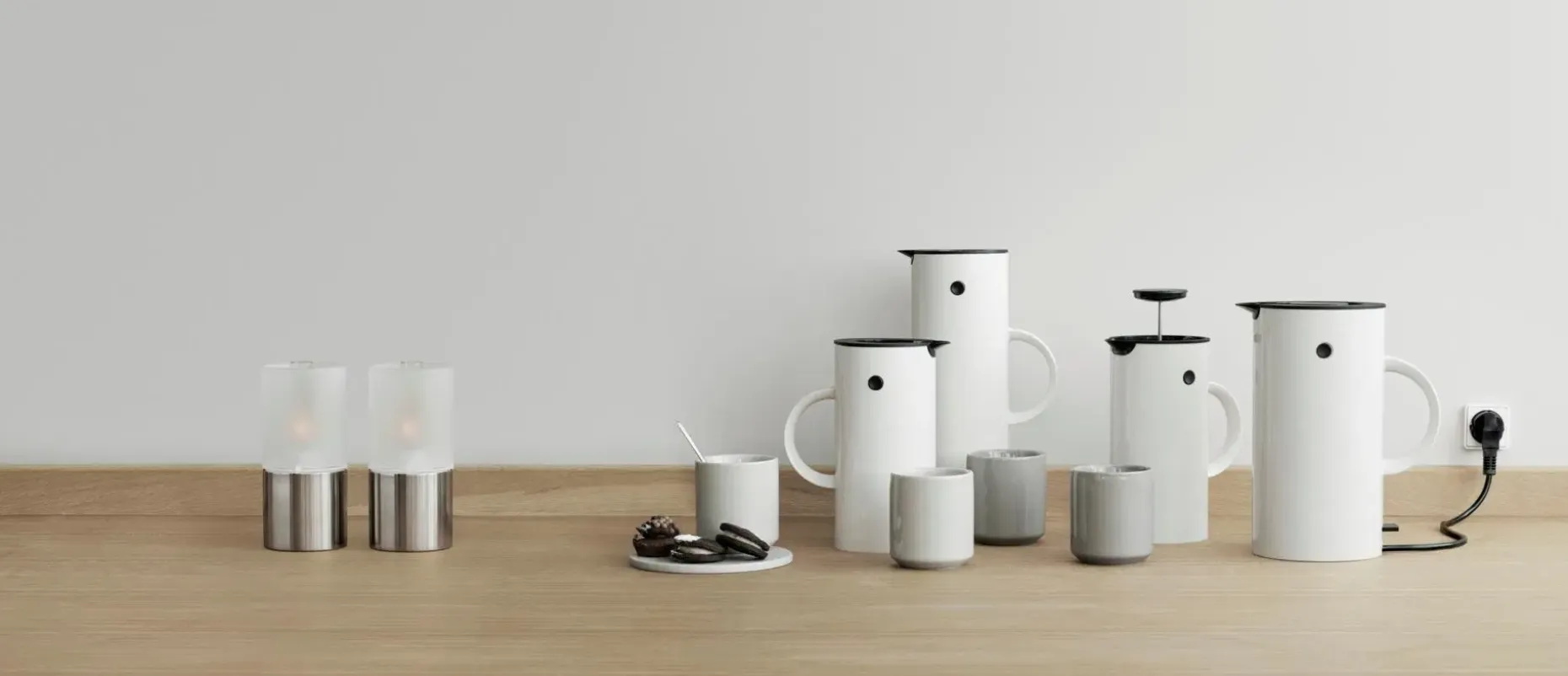 Stelton EM77 termoskannu 0,5 l, valkoinen
