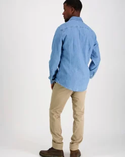 Stenströms Slimline Denim kauluspaita