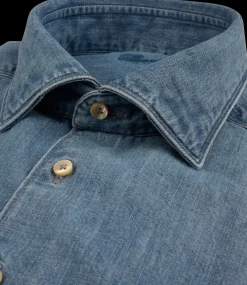 Stenströms Slimline Denim kauluspaita