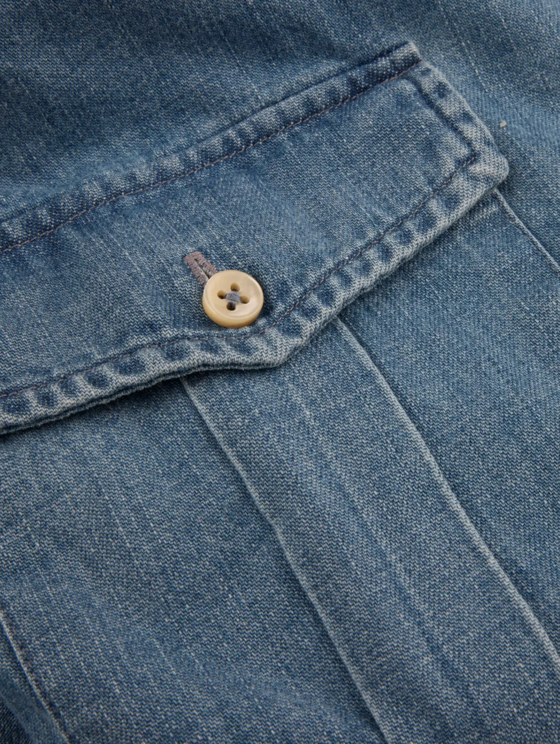 Stenströms Slimline Denim kauluspaita
