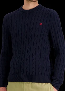 Superdry Cotton cable knit neule