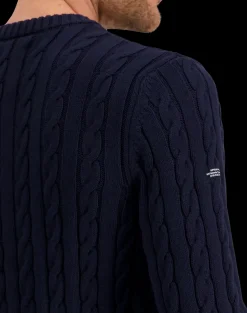 Superdry Cotton cable knit neule