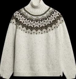 Superdry Fairisle High Neck neule