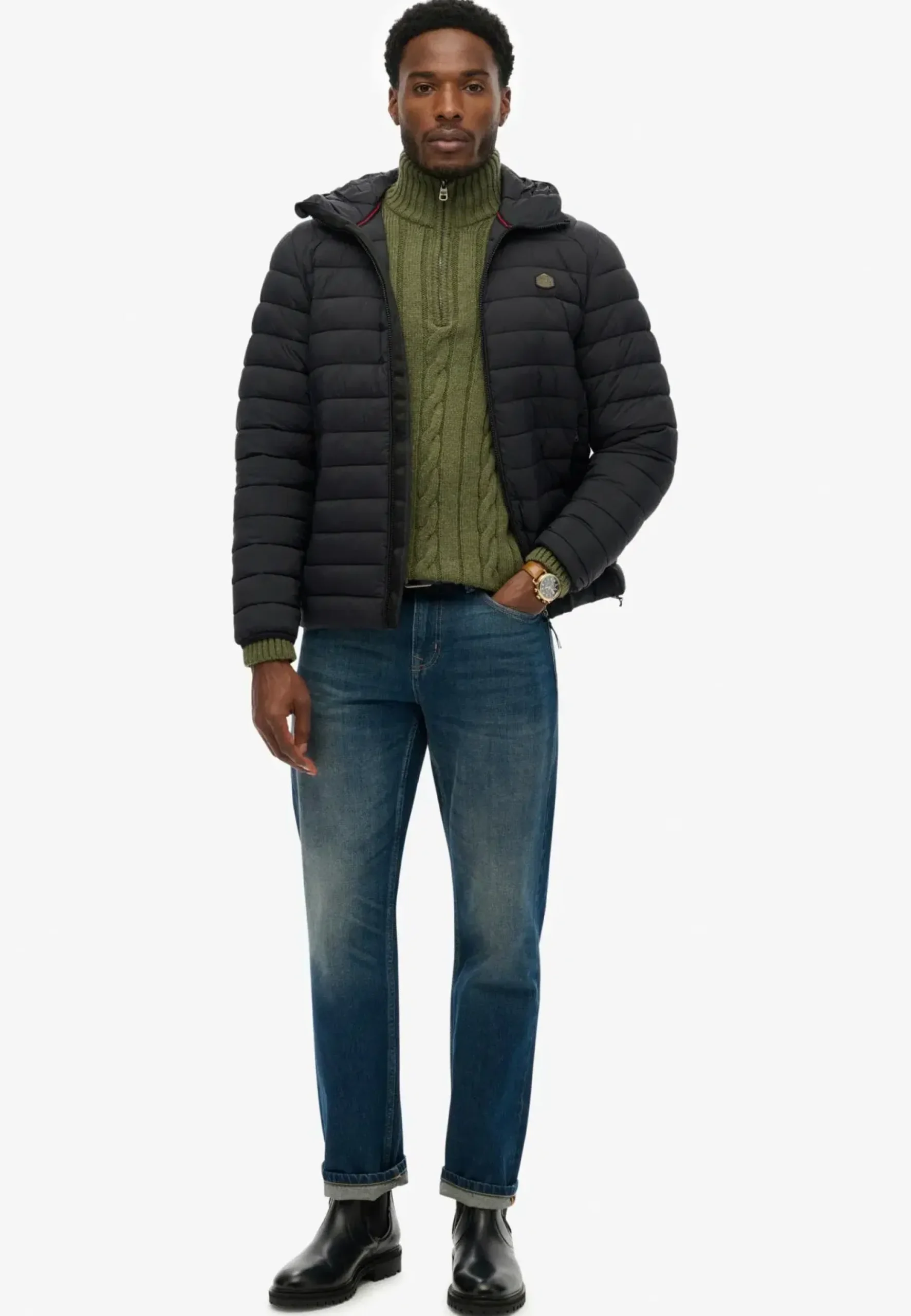 Superdry Hooded fuji lite kevyttoppatakki
