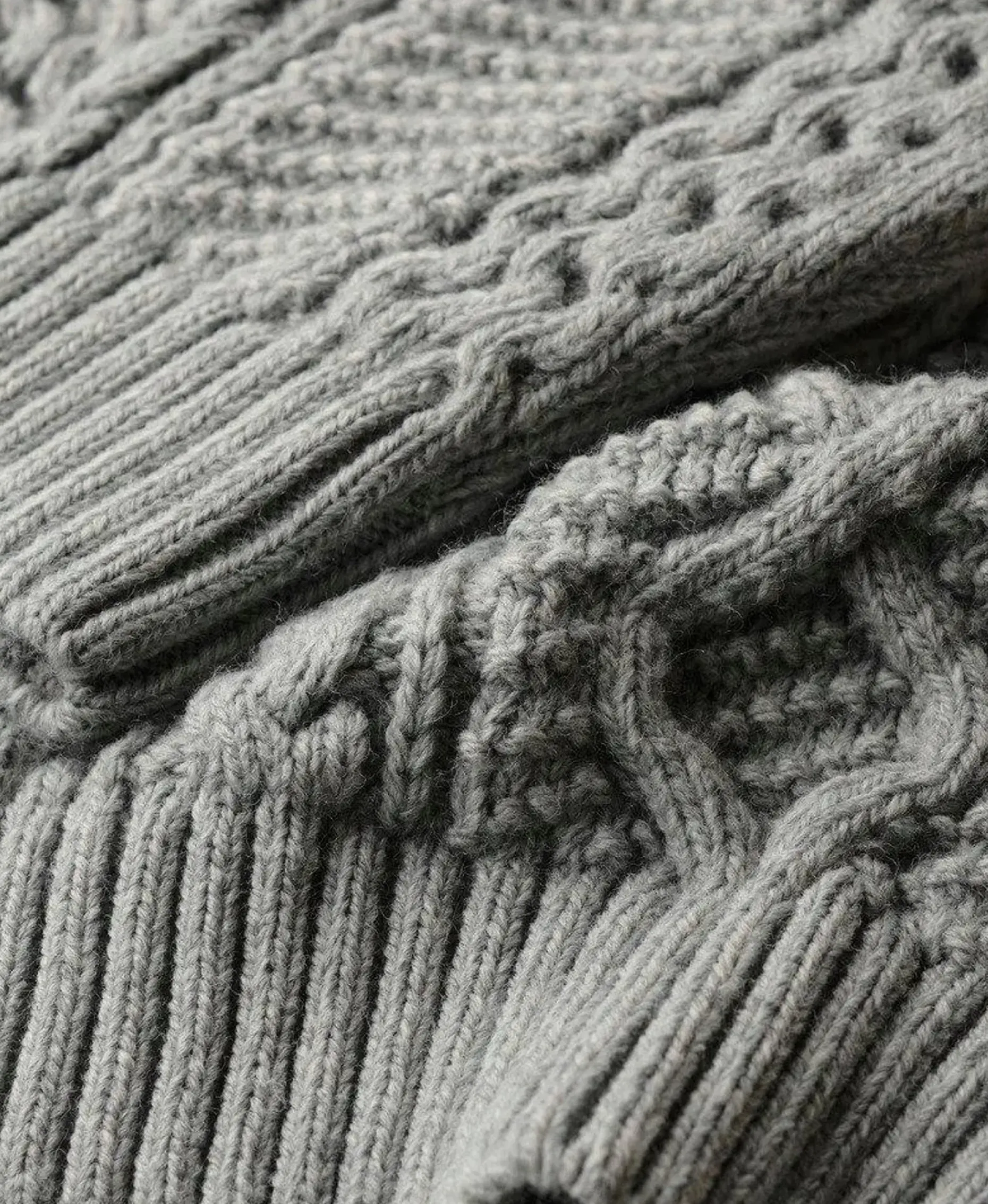 Superdry Jacob cable roll neck pooloneule