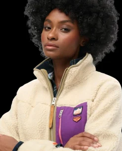Superdry Vintage Retro Half Zip Fleece