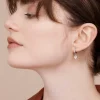 Ted Baker Harrye tiny heart silver korvarenkaat