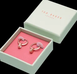 Ted Baker Sinalaa crystal rose gold korvarenkaat