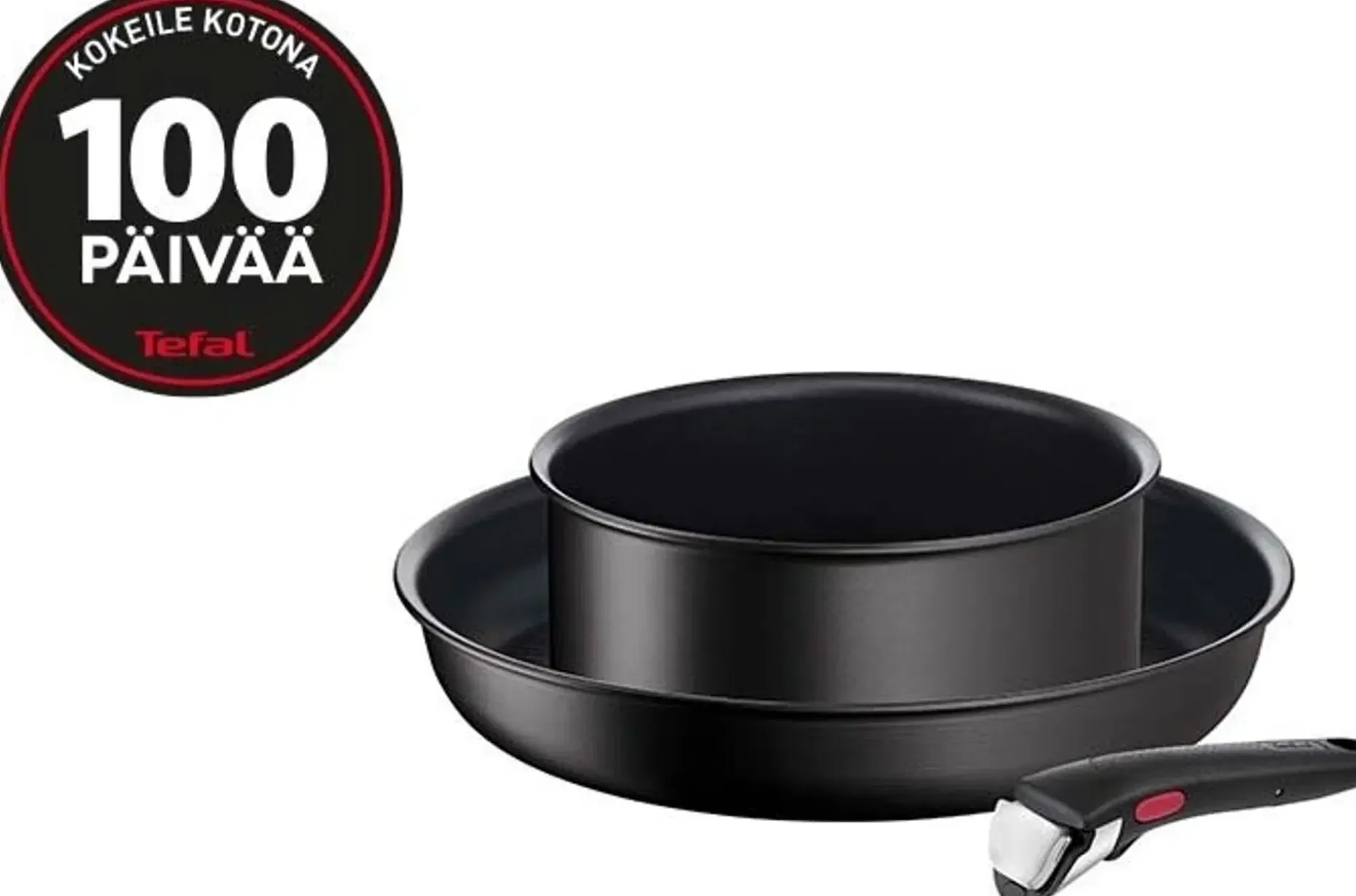 Tefal Ingenio Eco paistinpannu 28cm, kattila 20cm + kahva L3979053