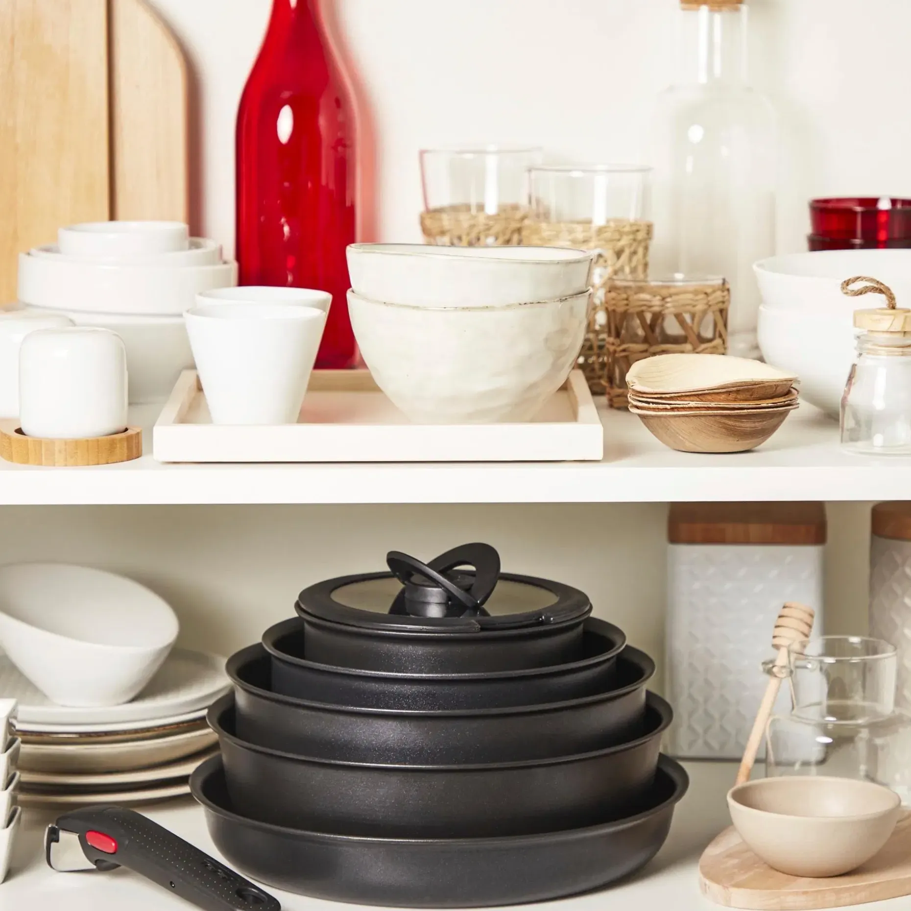 Tefal Ingenio Eco paistinpannu 28cm, kattila 20cm + kahva L3979053