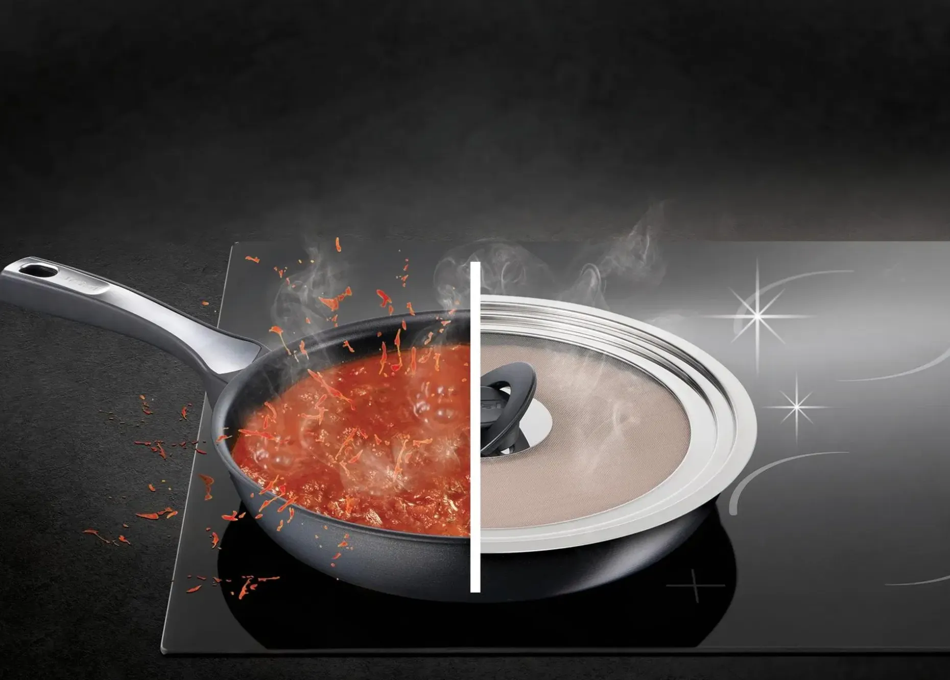 Tefal Ingenio roiskesuojakansi 24-28 cm