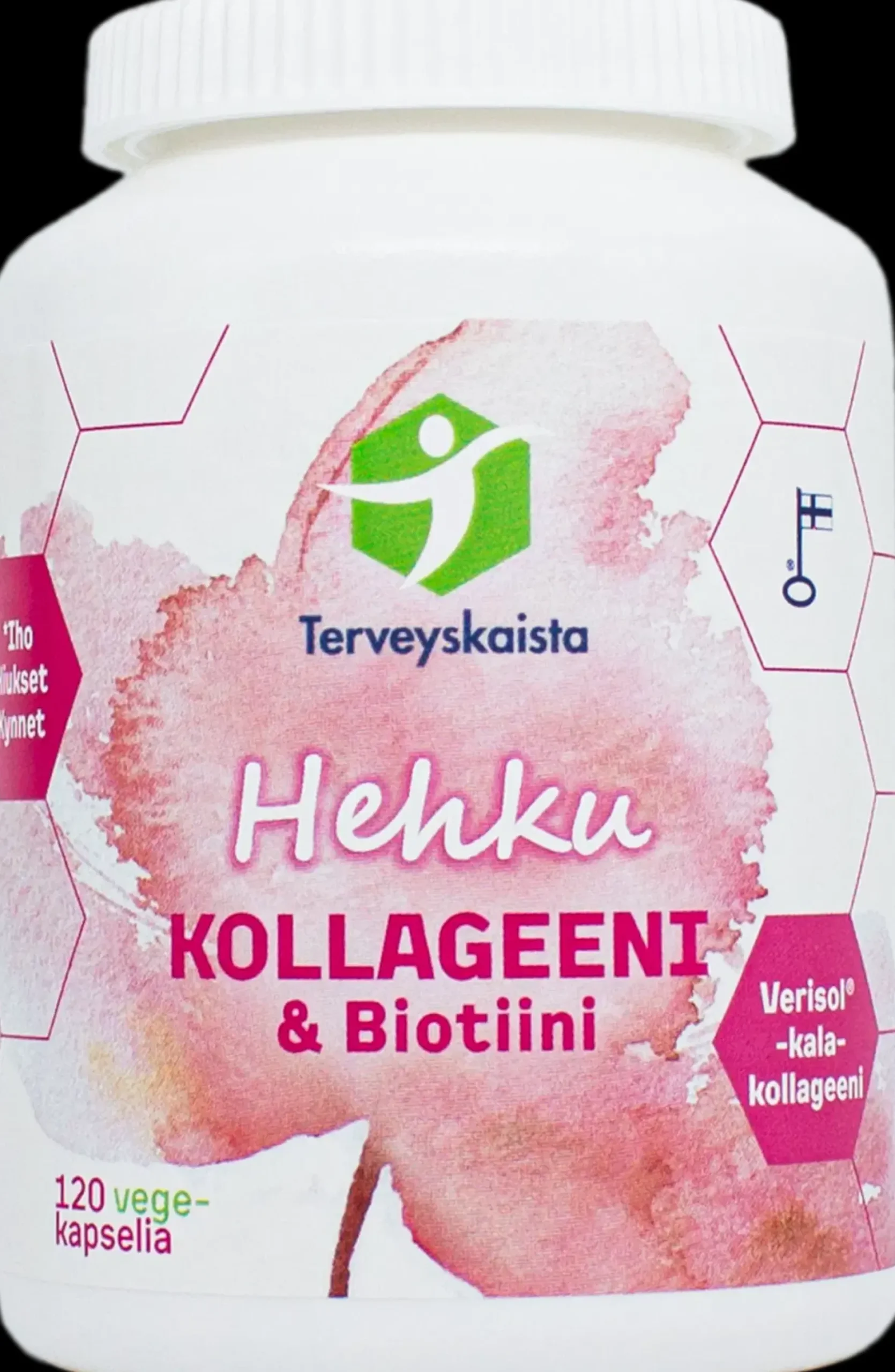 Terveyskaista Hehku Kollageeni & Biotiini 120 kaps.