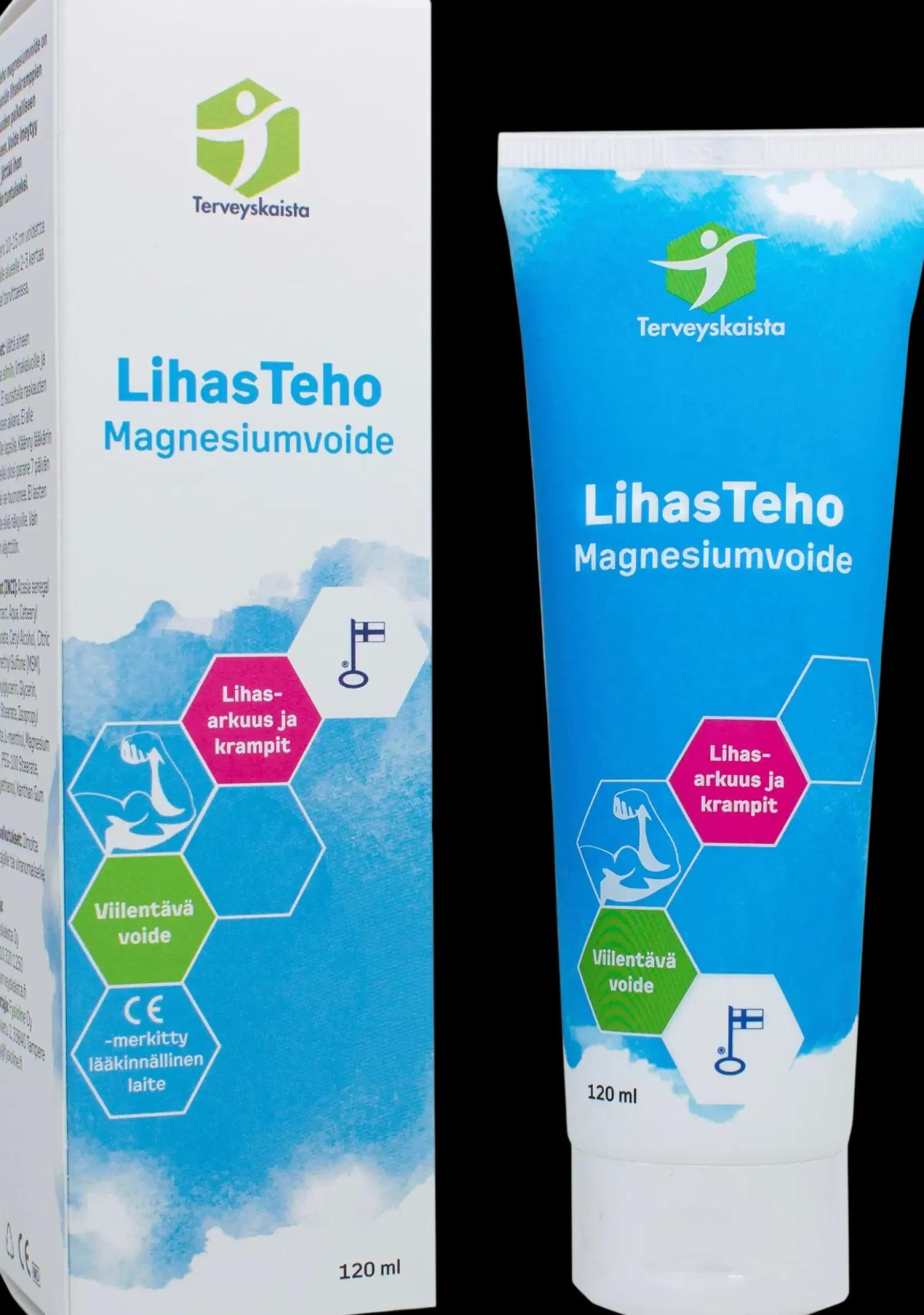 Terveyskaista LihasTeho magnesiumvoide 120 ml
