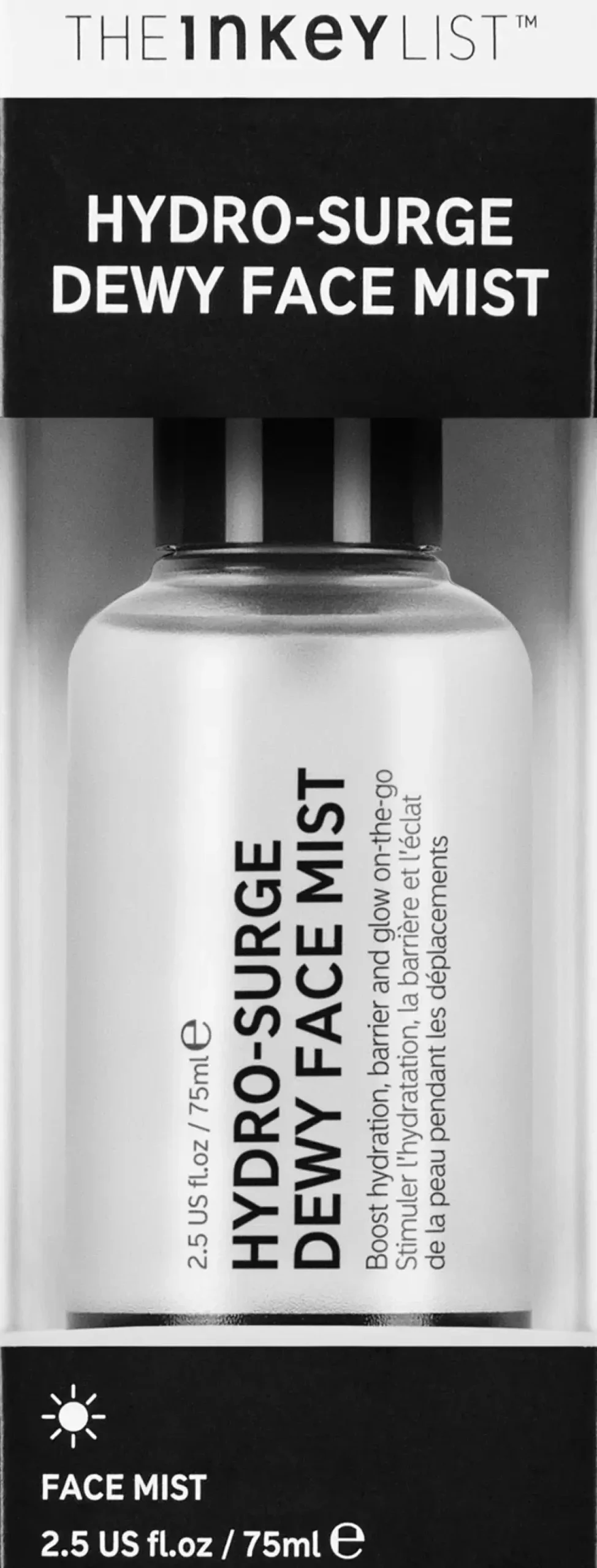 The Inkey List Hydro-Surge Dewy kasvosuihke 75ml
