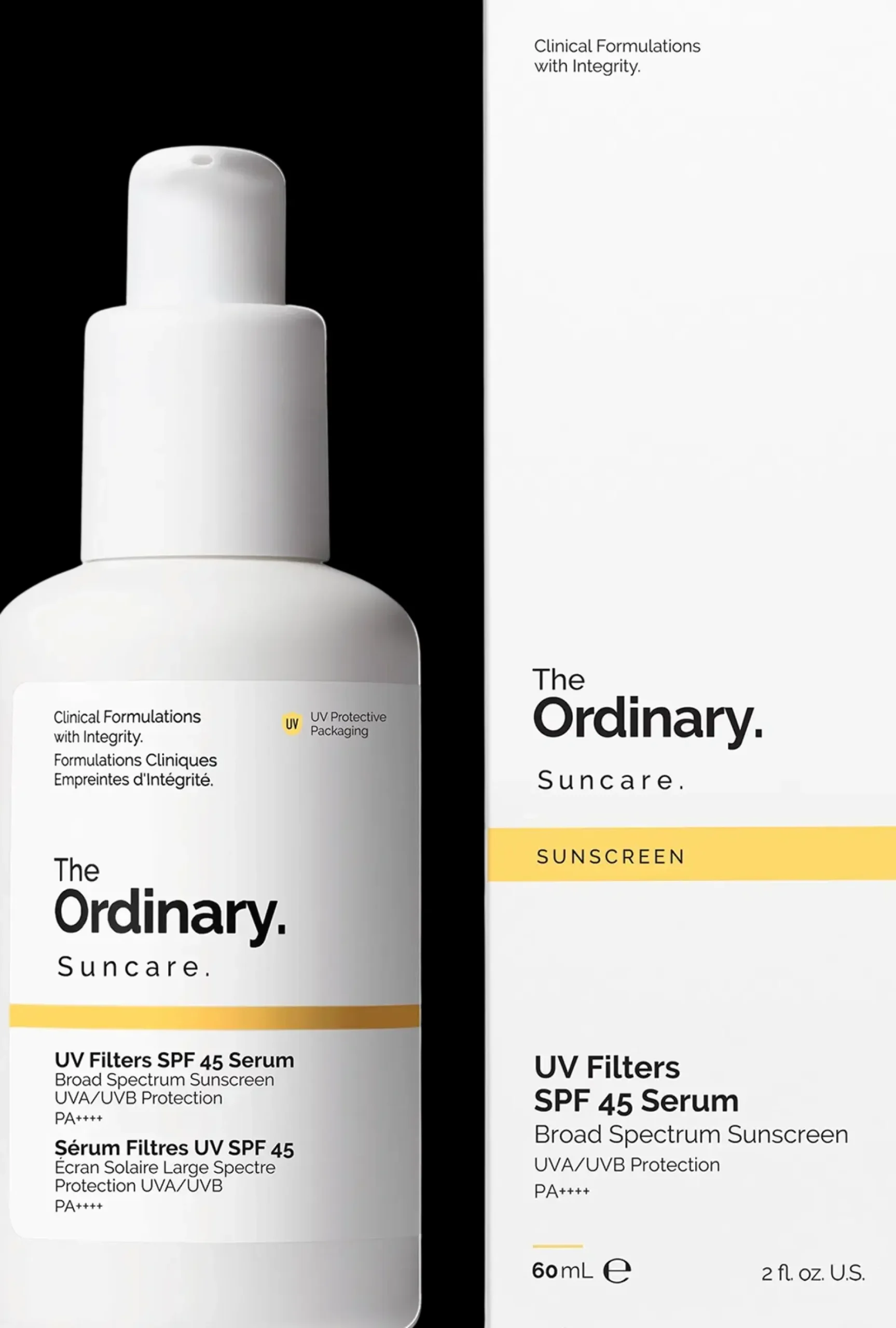 The Ordinary UV Filters SPF 45 Serum aurinkosuoja kasvoille 60 ml
