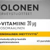 Tolonen Liposomaalinen D3-vitamiini 20µg 24g 45tabl
