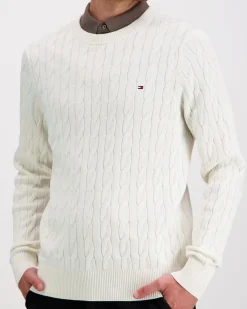 Tommy Hilfiger Classic cotton cable crew neule