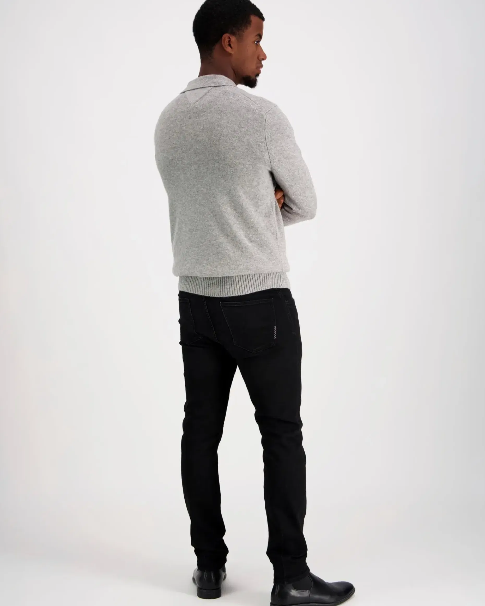 Tommy Hilfiger Lambswool zip polo neule