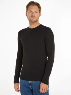 Tommy Jeans Long Sleeved Ribbed Organic trikoopaita