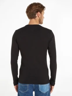 Tommy Jeans Long Sleeved Ribbed Organic trikoopaita