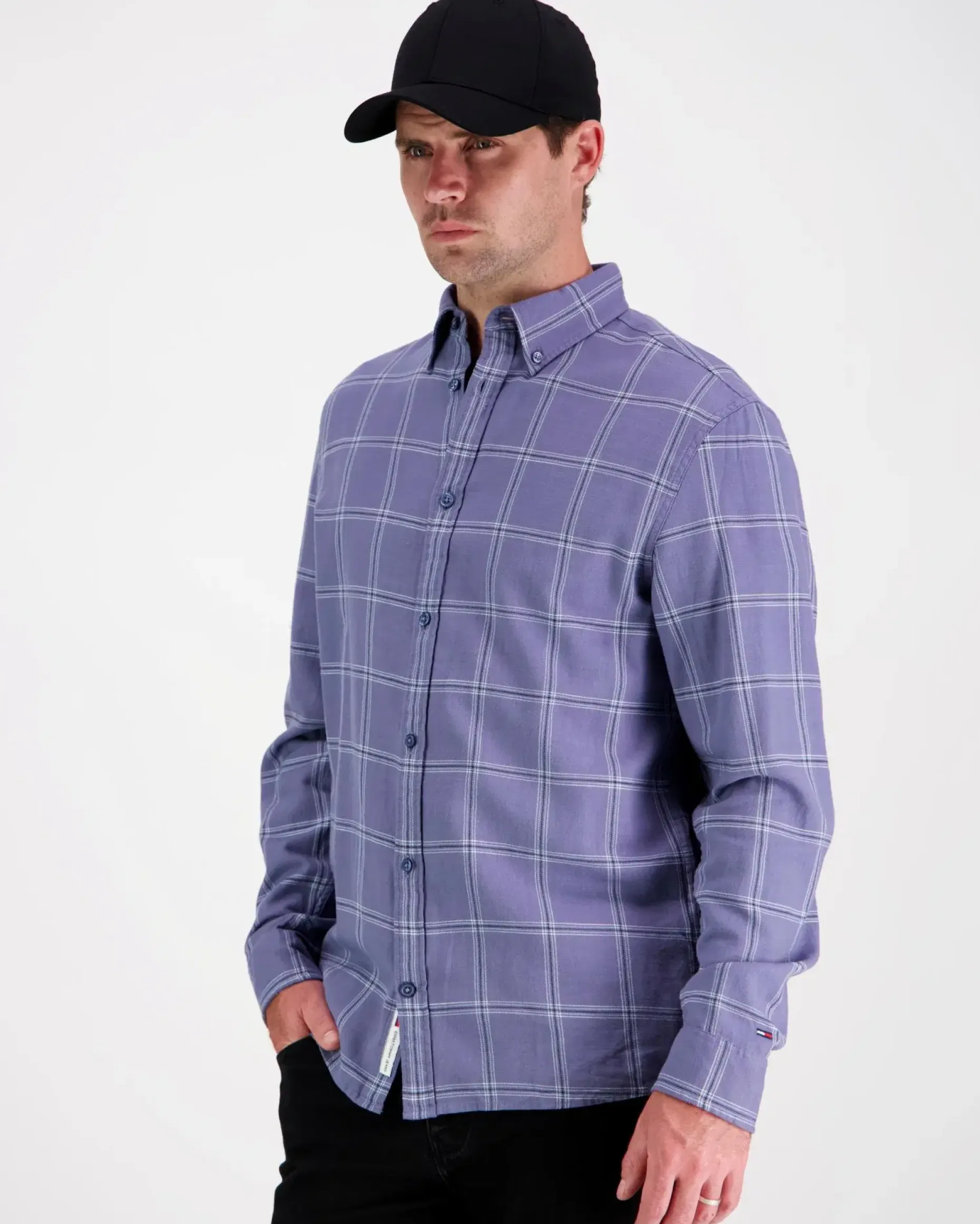 Tommy Jeans Tjm essntl twill check reg shirt kauluspaita