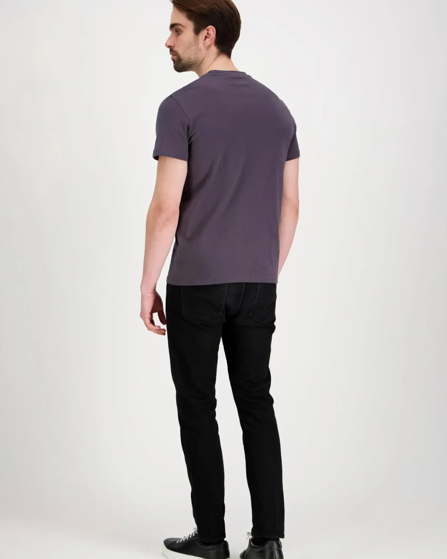 Tommy Jeans Tjm slim linear chest tee ext t-paita