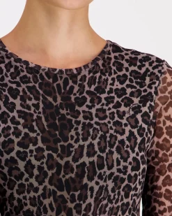 Tommy Jeans Tjw aop mesh midi mekko