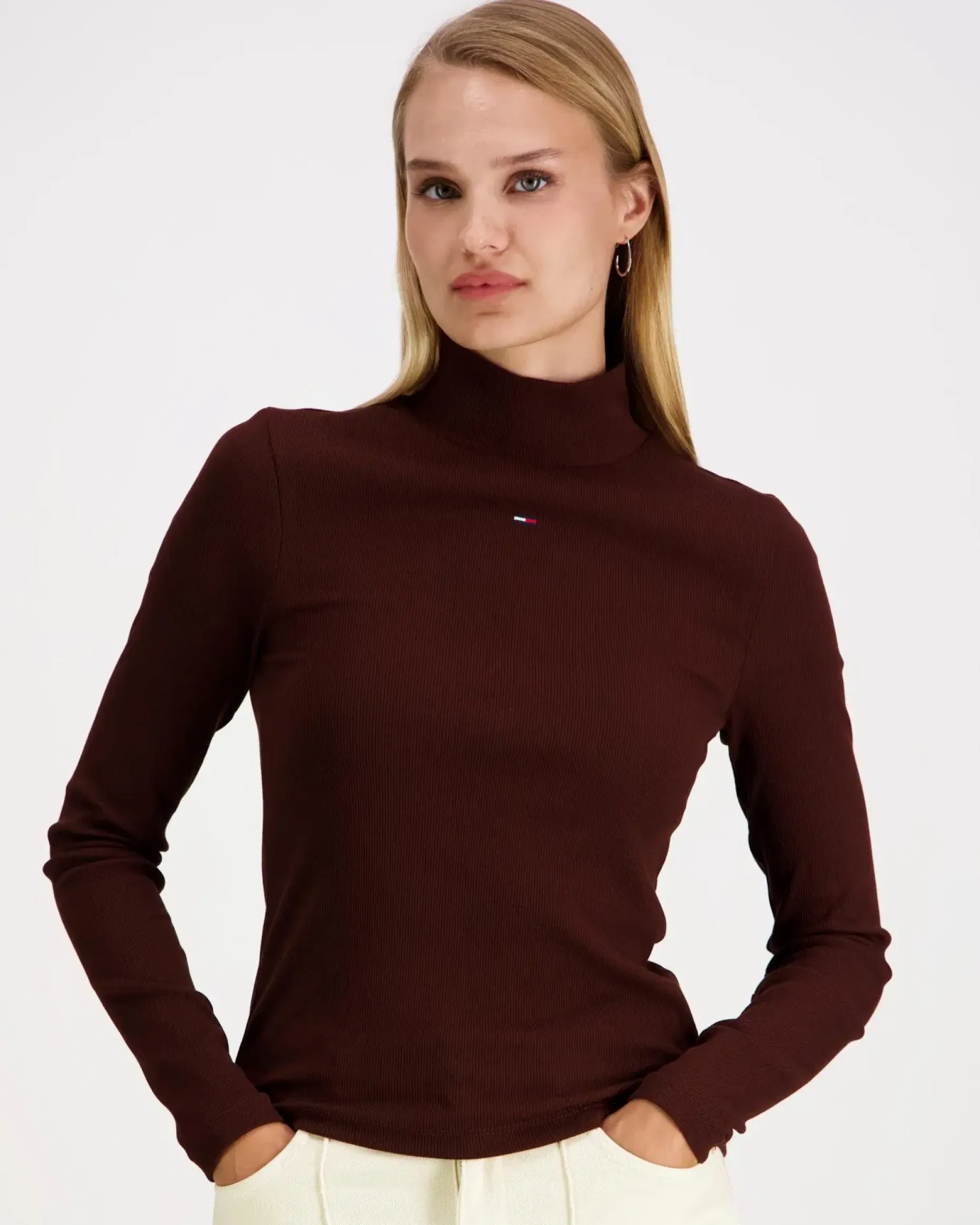 Tommy Jeans Tjw essential mock neck poolopaita