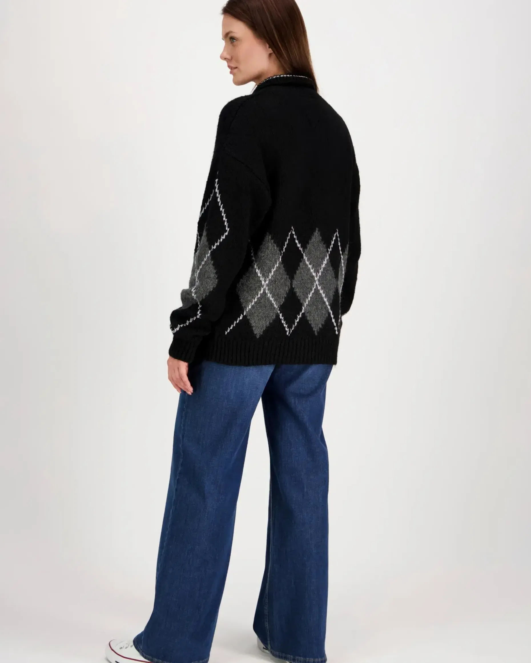 Tommy Jeans Tjw ovs argyle polo neule