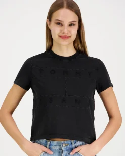 Tommy Jeans Tjw reg sh tonal flag t-paita
