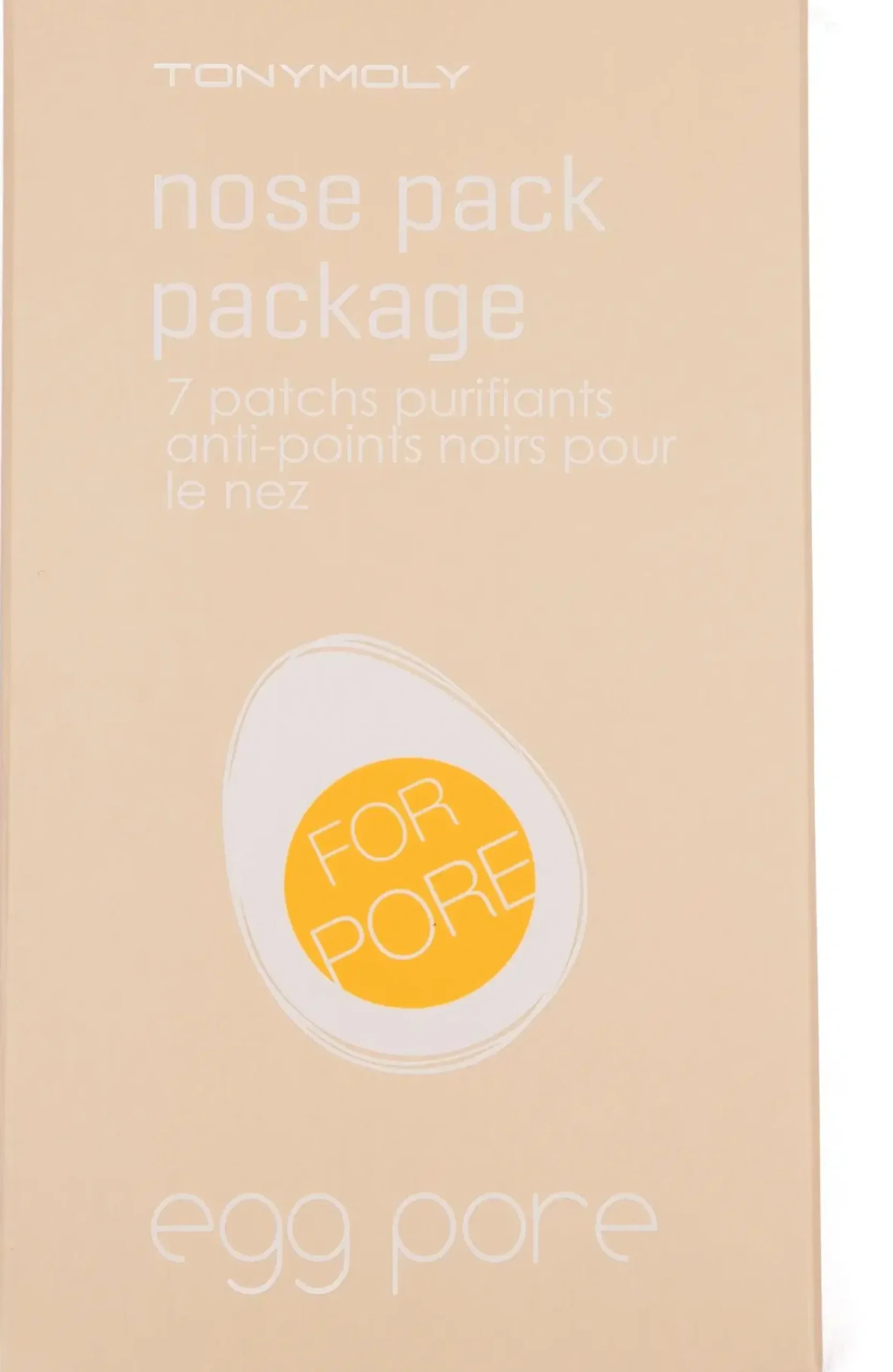 TONYMOLY Egg Pore Nose Pack Package 7kpl