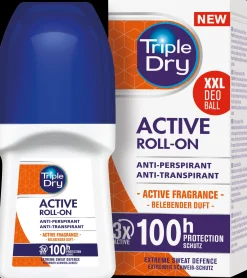 Triple Dry Active Men 100h roll-on antiperspirantti 50 ml