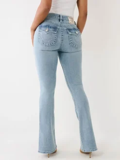 True Religion BECCA MID RISE BOOT CUT FLAP