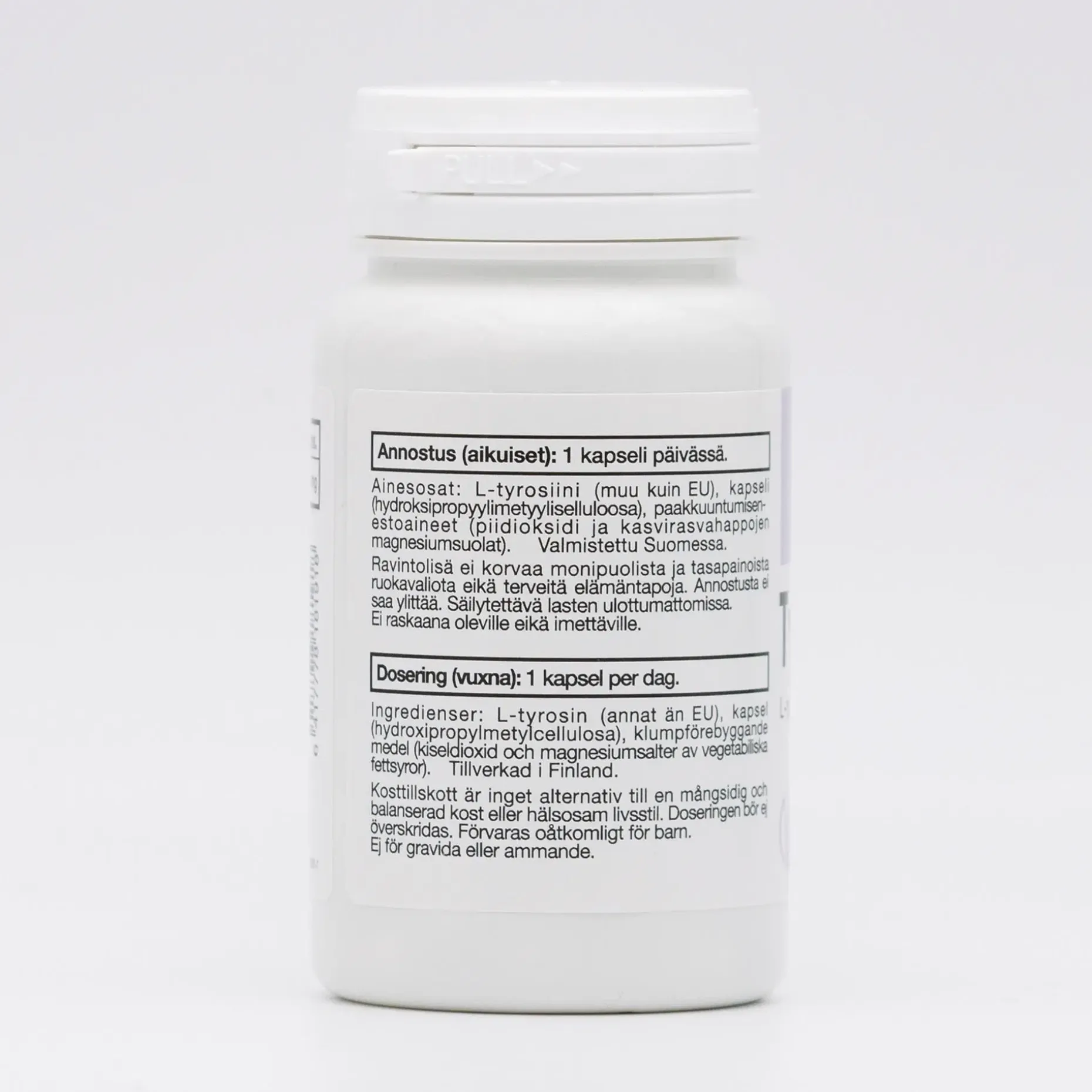 Tyrosiini 500 mg 60 kaps