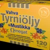 Vahva Tyrniöljy+Mustikka Omegat 120 kaps - ravintolisä Via Naturale
