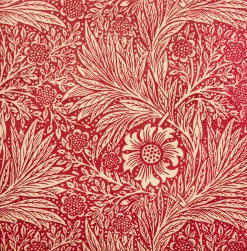 William Morris Marigold punainen lautasliina 20kpl/24cm