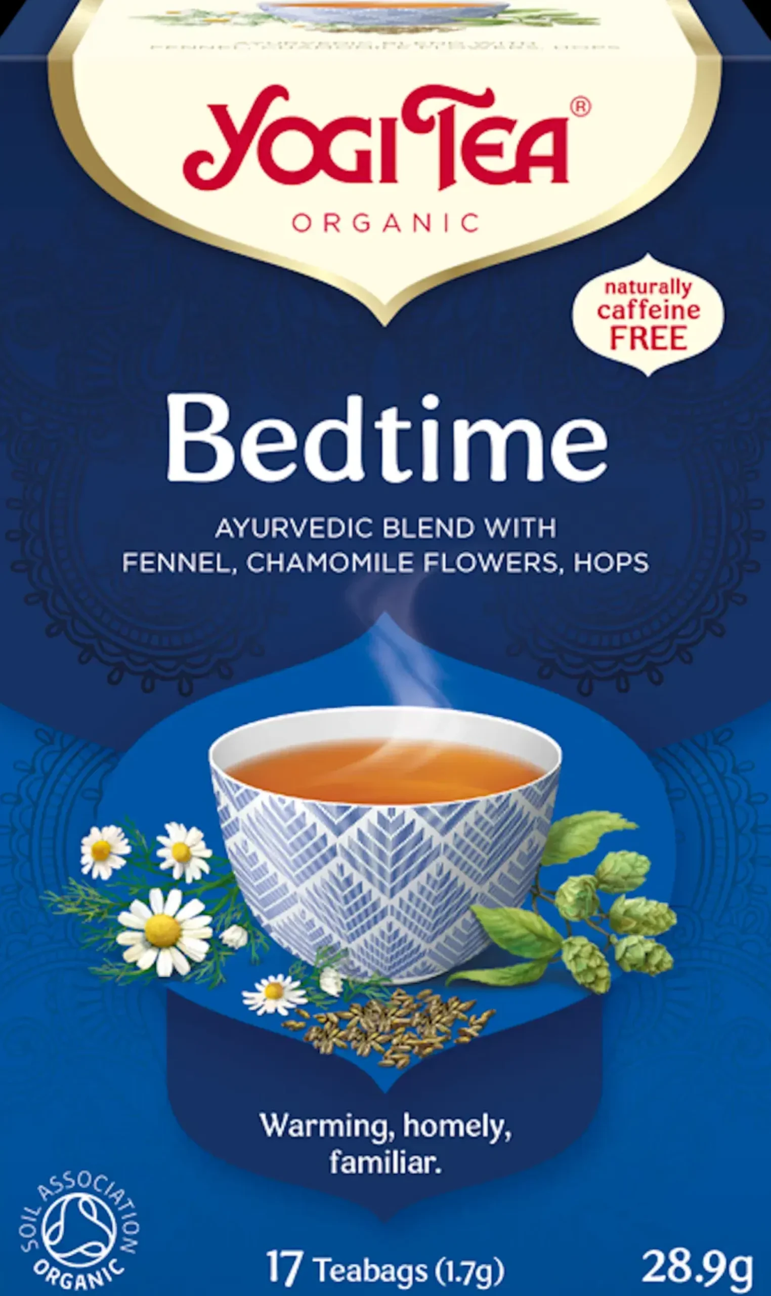 Yogi Tea Luomu Bedtime yrtti- ja maustetee Ayurvedinen 17x1,8g