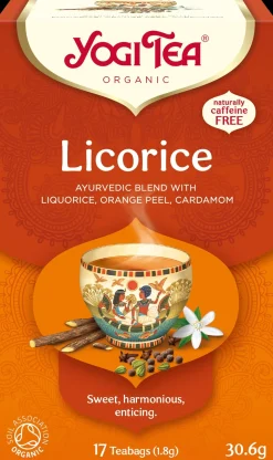 Yogi Tea Luomu Liquorice Maustetee Ayurvedinen 17x1,8g