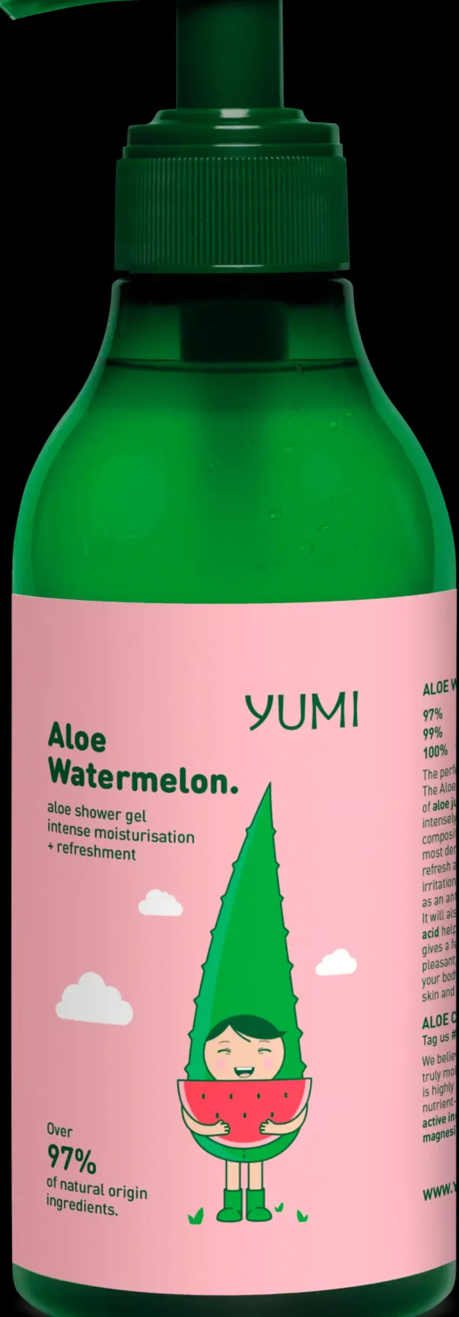 Yumi aloe vera & vesimeloni suihkugeeli 400 ml
