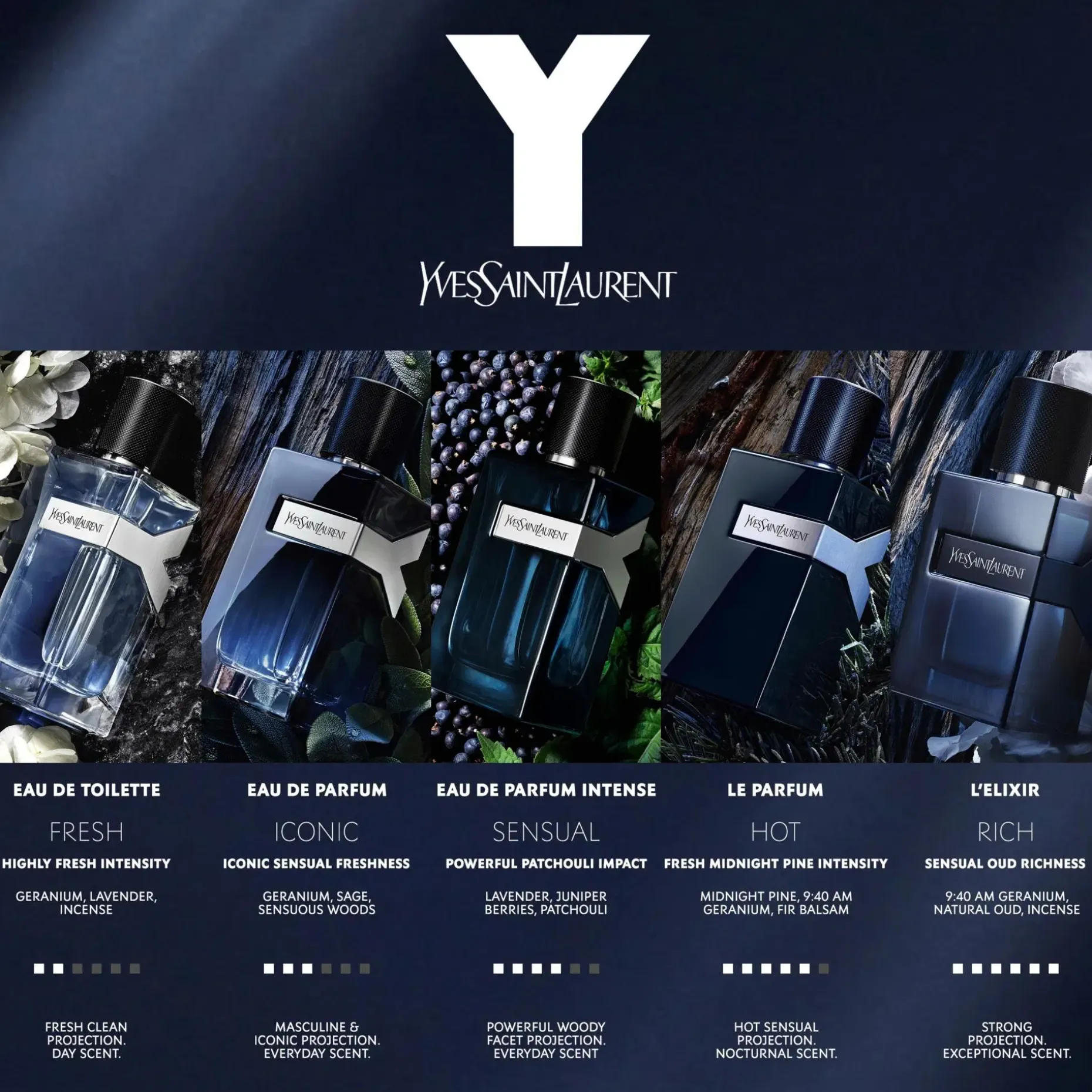 Yves Saint Laurent Y Le Parfum tuoksu 100 ml